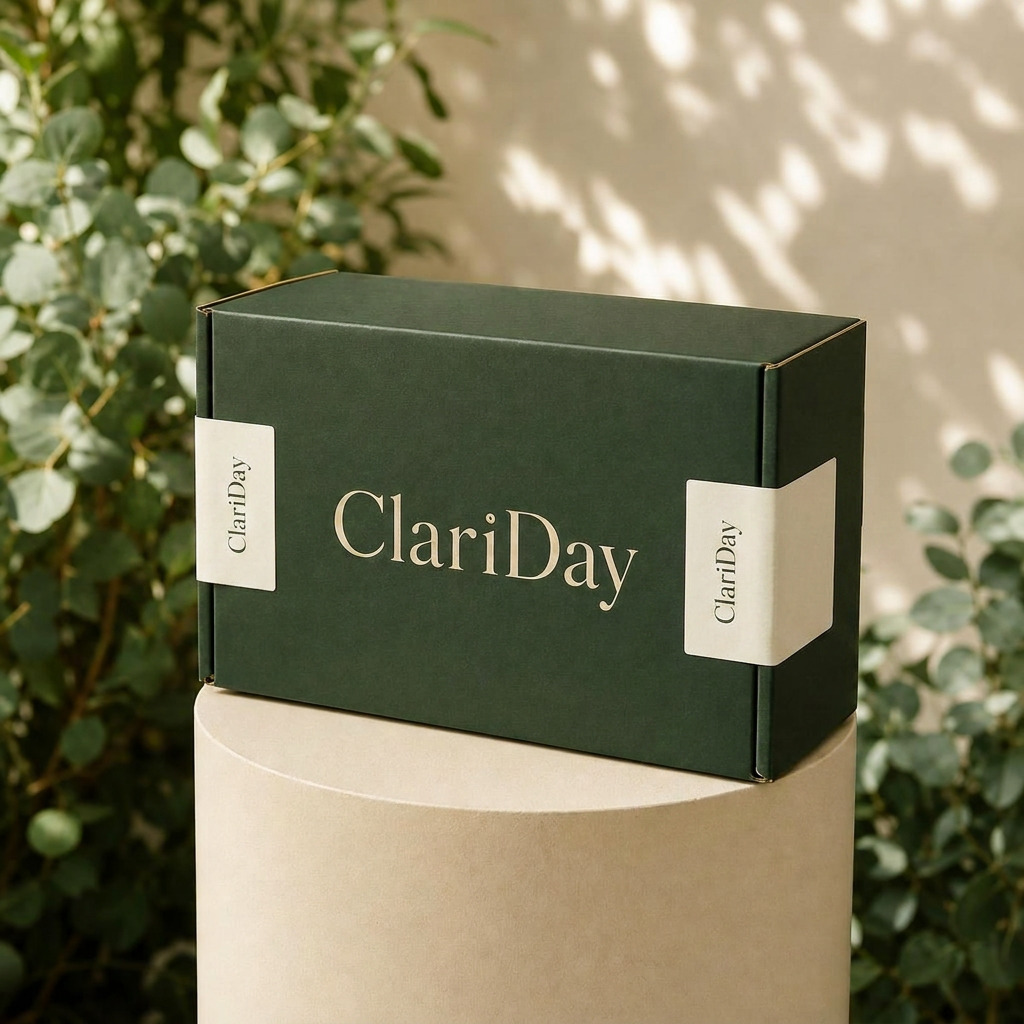 ClariDay treatment delivered in a discreet branded box